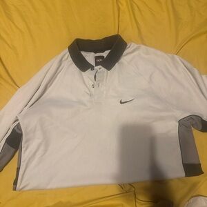 Nike Men's Polo Shirt in White and Black